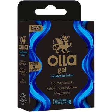 Imagem de OLLA Gel Lubrificante Íntimo com 3 Sachês de 5g  Base Aquosa, Transpar