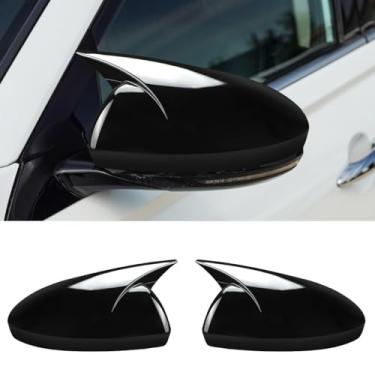 Imagem de DLOVEG Protetor de capa de espelho traseiro compatível com Nissan Sentra 2020 2021 2022 2023 2024 2025 acessórios para Altima Sedan 2019-2025 capa de espelho decoração exterior