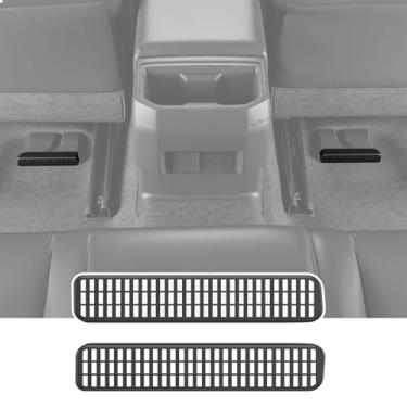 Imagem de xipoqix Defletor de ventilação sob o assento compatível com Toyota Tacoma 2024-2025 substituição de extensão direcional de ventilação de ar condicionado traseiro para Toyota Tacoma 2024-2025