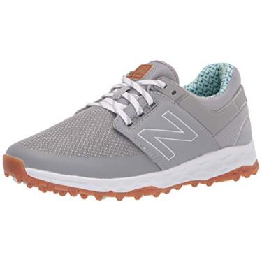 Imagem de New Balance Tênis de golfe feminino Fresh Foam Linkssl, Cinza/azul, 39