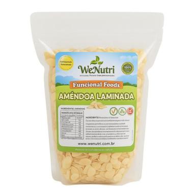 Imagem de Amêndoa Laminada Premium Wenutri, 1kg