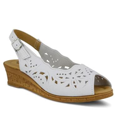 Imagem de Spring Step Sandália feminina Orella Slingback 2, Branco, 8.5