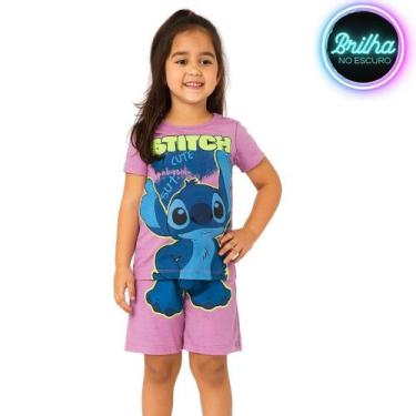 Imagem de Conjunto Pijama Brilha no Escuro Personagens Menina Infantil Minnie St