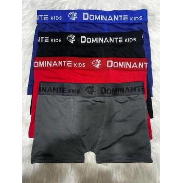Imagem de Kit com 4 cuecas infantil dominante