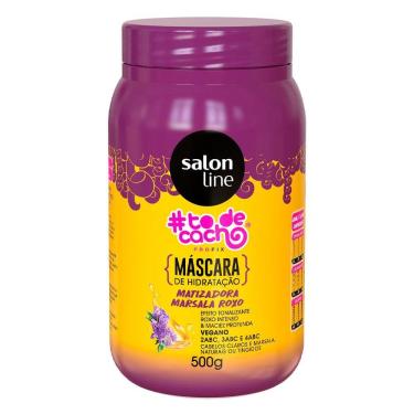Imagem de Máscara Capilar Matizadora Marsala Salon Line To De Cachos 500g