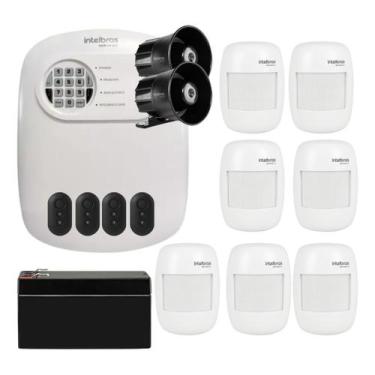 Imagem de Kit Alarme Intelbras Anm 24 App 7 Sensor De Presença Sem Fio