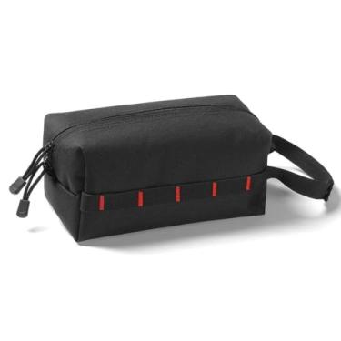 Imagem de Bolsa de higiene multifuncional para áreas externas, bolsa portátil para ferramentas de armazenamento, caixa de lenços de papel (Preto)
