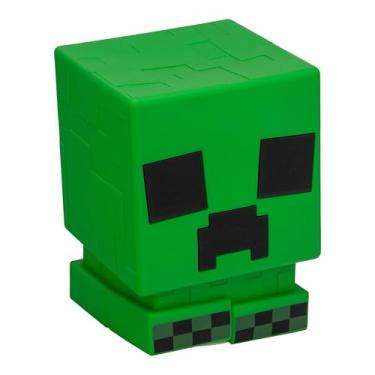 Imagem de Paladone Luz de silicone Minecraft Creeper SquishyGlo oficialmente licenciada, sem fio e recarregável, para crianças e adolescentes, decoração de quarto, mercadoria colecionável
