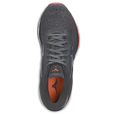 Imagem de Tênis Mizuno Wave Sky 6 - Masculino - Cinza/Laranja