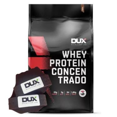 Imagem de Suplemento Whey Protein Concentrado Cookies 1,8Kg + Luva Dux - Dux Nut