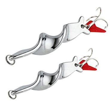 Imagem de Colher Giratória Giratória Iscas de Pesca de Metal 10 g 14 g 21 g 28 g Isca Artificial com Gancho para Trutas
