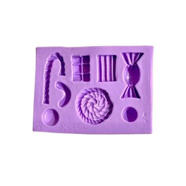 Imagem de F1267 molde de silicone balas doces confeitaria biscuit - confeitaria 