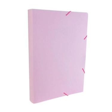 Imagem de Pasta com elástico A4 4cm rosa pastel SERENA Dello