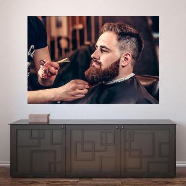 Imagem de Painel Adesivo de Parede - Barbearia - Barber Shop - 871png - Allodi