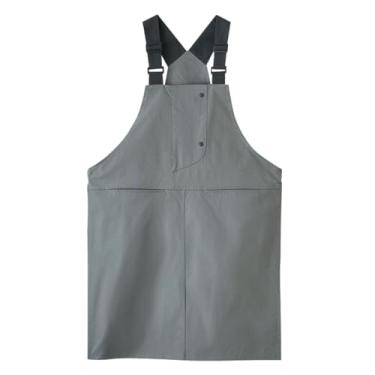 Imagem de Avental de cozinha de poliéster resistente à água, artistas, tatuadores, avental ajustável durável para churrasco, avental durável de salões de beleza