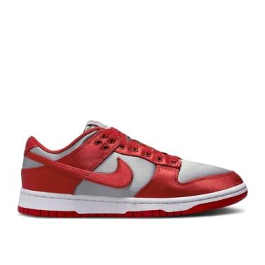 Imagem de Nike Tênis feminino Dunk Low, Cinza médio/vermelho universitário/branco, 34