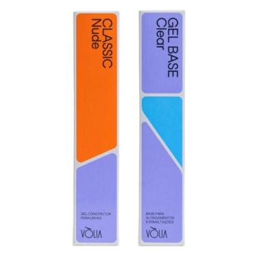 Imagem de Kit Sachê Refil Gel Base 12G + Classic Nude 14G Unhas, Vlia - Vòlia