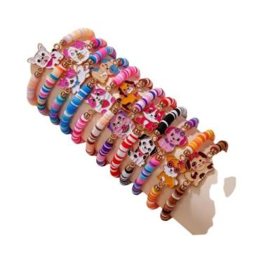 Imagem de Conjunto De Pulseiras De Charme De Gato Unicórnio Para Mulheres E Meni
