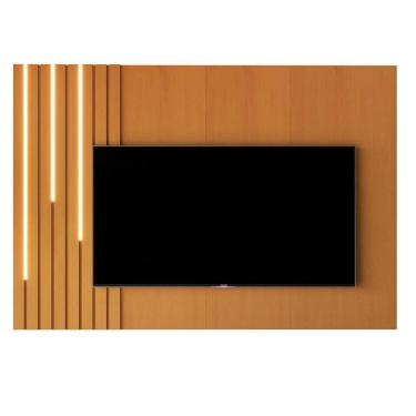 Imagem de Painel Suspenso Boto 1.8 com LED Sala p/ TV até 70&quot; Off White