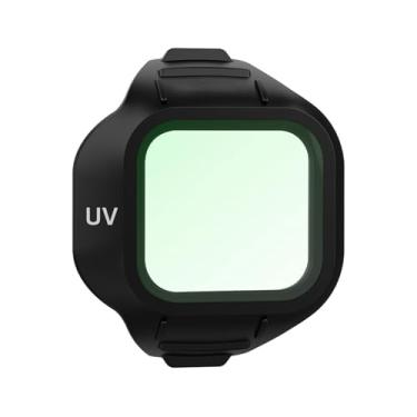 Imagem de YUULNMOP Kit de filtros de câmera compatível com DJI Mini 5 Pro, kit de lentes ND/CPL/UV com nano revestimento, acessórios de filtros de lente de drone de vidro óptico HD multi revestido (filtro UV)