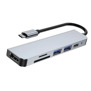 Imagem de Hub Usb 4 Portas Usb 3.0 5 Gbps Adaptador Usb C Para USB Extensor Computador Pc Notebook Macbook Pro Air Swave