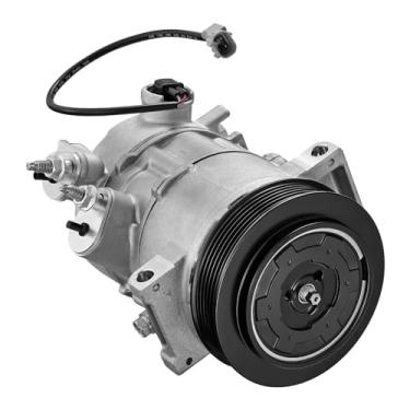 Imagem de BDFHYK Compressor A/C de ar condicionado 157388 com embreagem compatível com Jeep Compass Patriot 2009-2017 L4 2.0L 2.4L, compatível com Dodge Caliber 2009-2012 L4 2.0L 2.4L