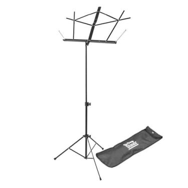 Imagem de Estante Partitura On-stage Compacta Com Bag E Correia De Ombro Preto