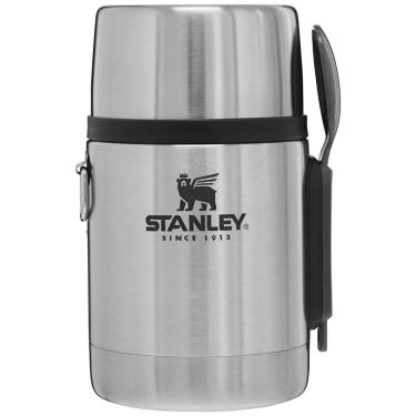 Imagem de Frasco Térmico para Alimentos 530 ml com Vedação a Vácuo e Colher Aço Inoxidável, STANLEY 10 01287 031, Prateado