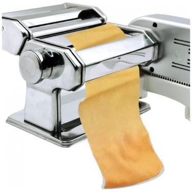 Imagem de Máquina de Fazer Massas Elétrica Shule com Motor e Manivela - Máquina Automática com Rolos Multifuncionais