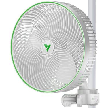 Imagem de VIVOSUN Ventilador de barraca AeroWave E9 Grow 23 cm, branco