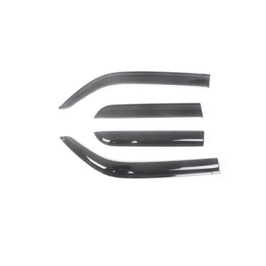 Imagem de GRJQRKHZ Defletor de janela lateral de carro para Hy&undai Sonata 2005-2010 Weathershied viseira de porta vento sol proteção chuva janela lateral defletores de vento