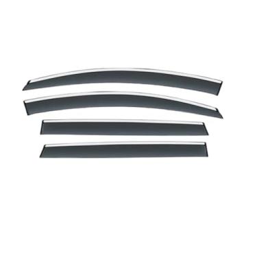 Imagem de GRJQRKHZ Defletor de janela lateral de carro para P&eugeot 308 2016-2020 Weathershied viseira de porta vento sol proteção chuva janela lateral defletores de vento