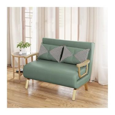 Imagem de Sofá-cama dobrável Sofá-cama dobrável 2 em 1 para espaços pequenos, cadeira de dormir individual para varanda e casa(Grande)