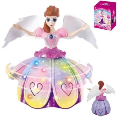 Imagem de Boneca Frozen Musical Dançarina C/ Luz E Música Bate Volta Gira - Euro