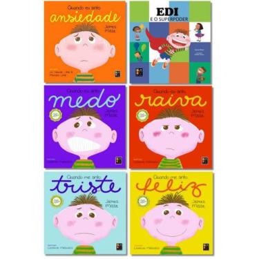Imagem de Coleção Sentimentos e Emoções 5 Livros + Edi e o SuperPoder - Infantil