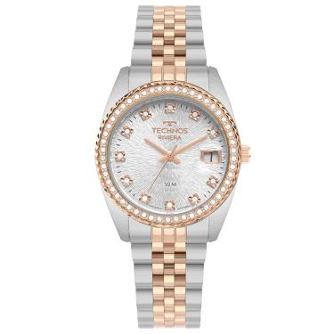 Imagem de Relogio Technos Feminino Riviera Bicolor - 2117lft-1k