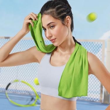 Imagem de Toalha de ginástica de secagem rápida, toalhas de ioga, torre de resfriamento de secagem rápida para esportes, equipamento de treino masculino e feminino para suor corporal, rato de academia
