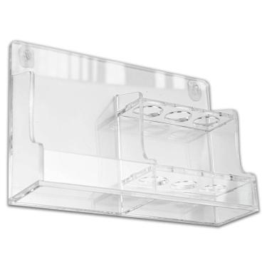 Imagem de Suporte Acrílico 4mm Para Apagador E 3 Canetas Quadro