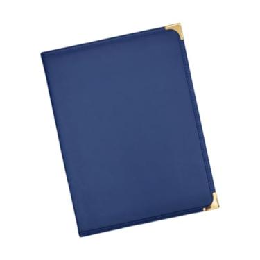Imagem de Esquirla Capa para Cardápio com 12 Visualizações, Tamanho A4, Transparente, Ideal para Carta de Vinhos, Bebidas E Outras Bebidas. Pasta para Cardápios em Festa, Azul