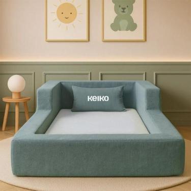 Imagem de Cama Montessoriana Solteiro Aconchego 100% Espuma Boucle - Keiko Colch
