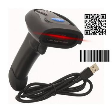 Imagem de Leitor de Código de Barras 1D 2D USB com Fio Scanner Laser Rápido Bipa