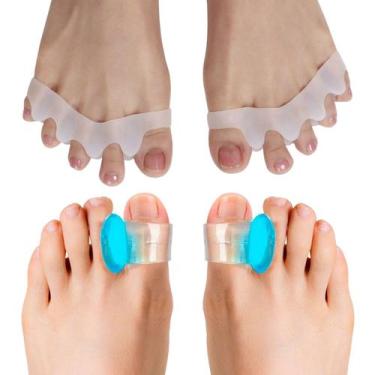 Imagem de Kit 2 pares ortopédicos protetor corretor de joanete soft - SWG, AZUL,