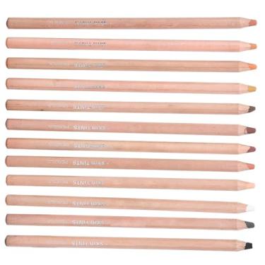 Imagem de KIMISS 12 Unidades de Lápis Pastel - Ferramentas Profissionais de Desenho e Pintura para Artistas, Inclui Lápis de Toner Coloridos para Materiais de Arte Criativa (Lápis Pastel de Cor Retrato)