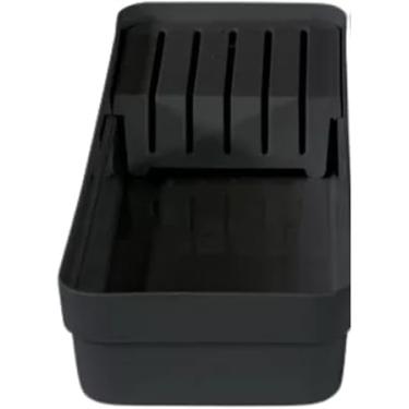 Imagem de Porta facas, organizador de facas, separador de facas com divisórias removíveis (PRETO)