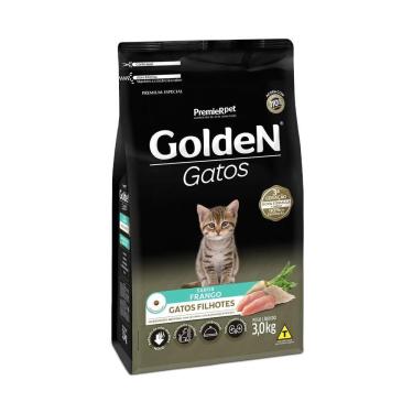 Imagem de Ração Golden Fórmula Gatos Filhotes Frango 3Kg