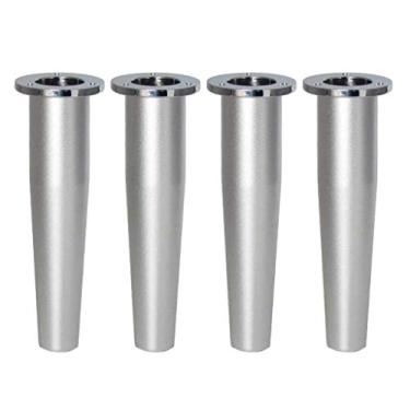 Imagem de Pés de mesa ajustáveis para armário de TV pé de sofá de café pernas de suporte de pés de móveis Seleção de vários tamanhos Não machuca o chão, pacote com 4, multiuso