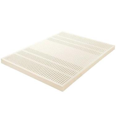 Imagem de ARyako Colchão de látex 100% látex médio/macio H2 firmeza 7 zonas capa removível colchão ortopédico, colchão de látex natural, 120 x 200 cm (47 x 79 pol.)