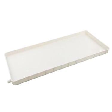 Imagem de Bandeja de gotejamento de plástico de drenagem condensada, unidade interna e externa de ar condicionado, bandeja de água, bandeja de PP, kit de drenagem de ar condicionado de janela Uniersal com tubo