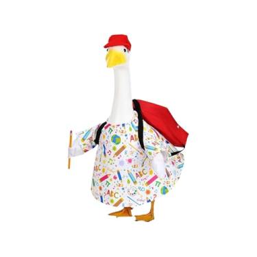 Imagem de Roupas de gansos | Fantasia de gansos de quintal - Decoração de jardim 58 cm Estátua Vestuário para Uso Diário Infantil Pátios Escola Gramado Camping Encontros Estúdio Ao Ar Livre