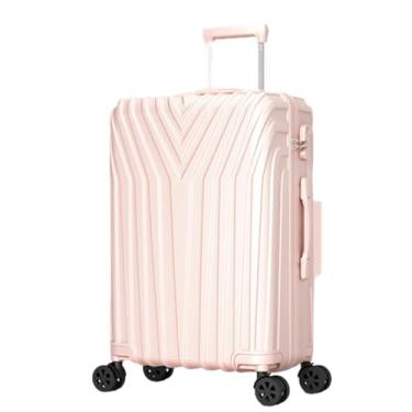 Imagem de Mala, bolsa de transporte, 60 L, bolsa de transporte, tipo zíper, antifurto, grande, à prova de choque, barra de transporte multiestágio, rodízios duplos, rotação de 360 graus, travável, viagens